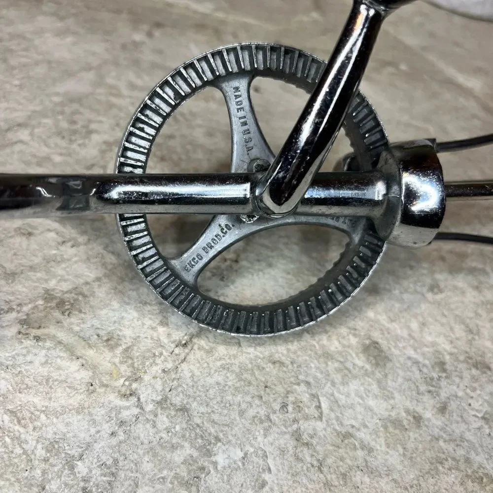 Vintage Stainless Steel ekco Best Hand Held, Manual, Mixer Beater, Made in USA