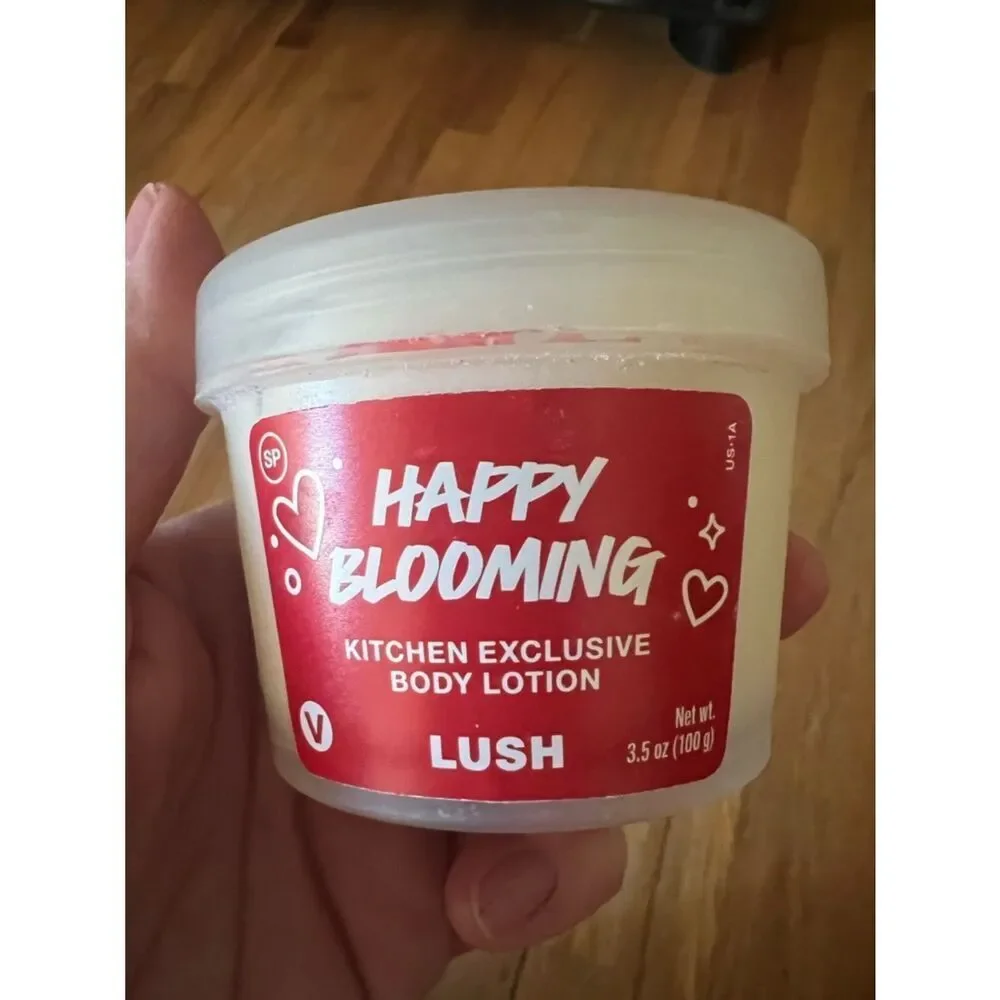 Lush Kitchen Exclusive Happy Blooming Body Lotion  3.5 Oz BRAND NEW