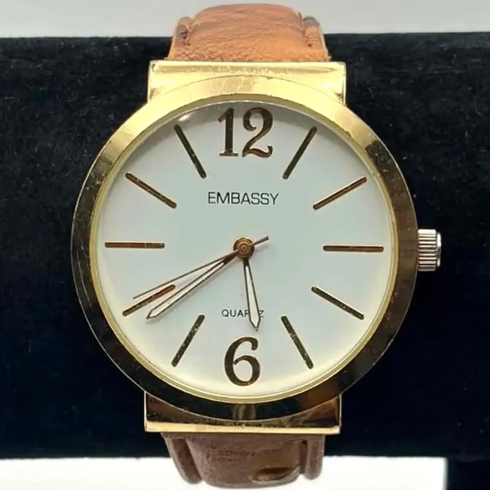 Gold & Brown Embassy Watch