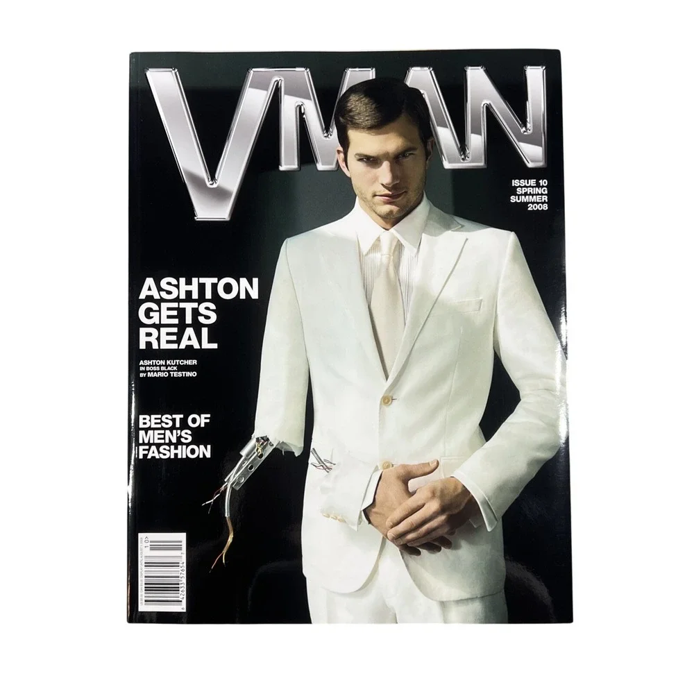 VMAN Magazine Ashton Kutcher Cover Issue 10 Mens Luxury Fashion Collector‎ 2008