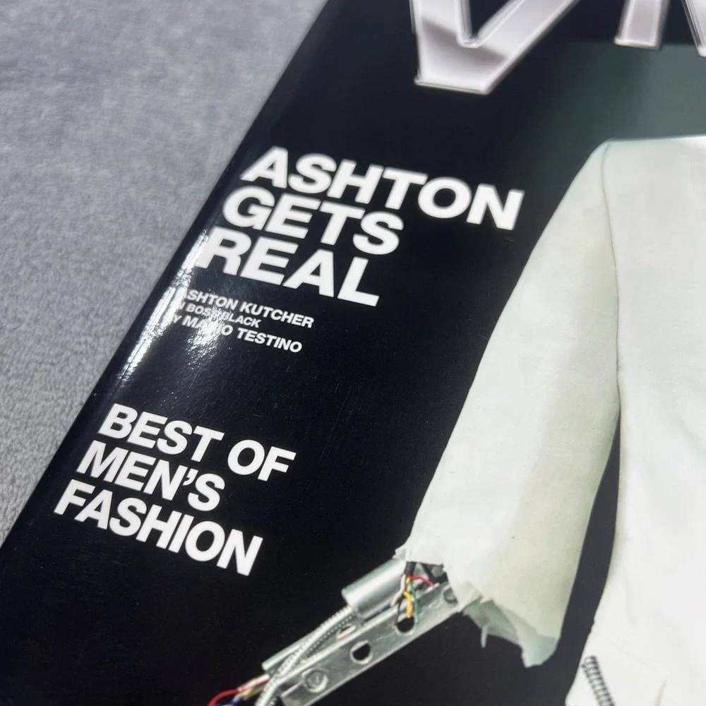 VMAN Magazine Ashton Kutcher Cover Issue 10 Mens Luxury Fashion Collector‎ 2008