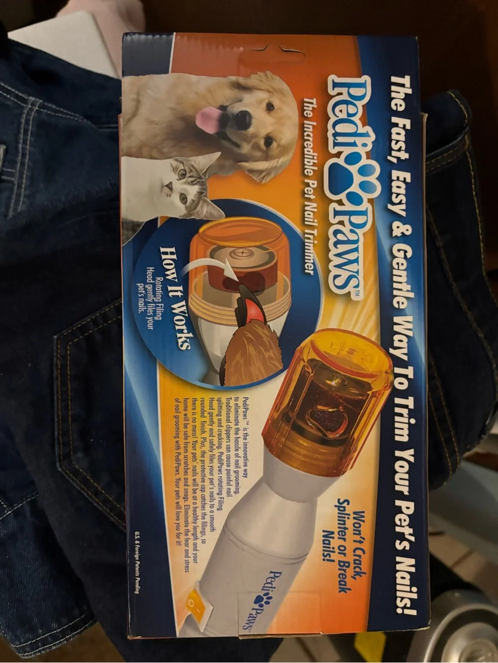 Pedi Paws powered dogs nail