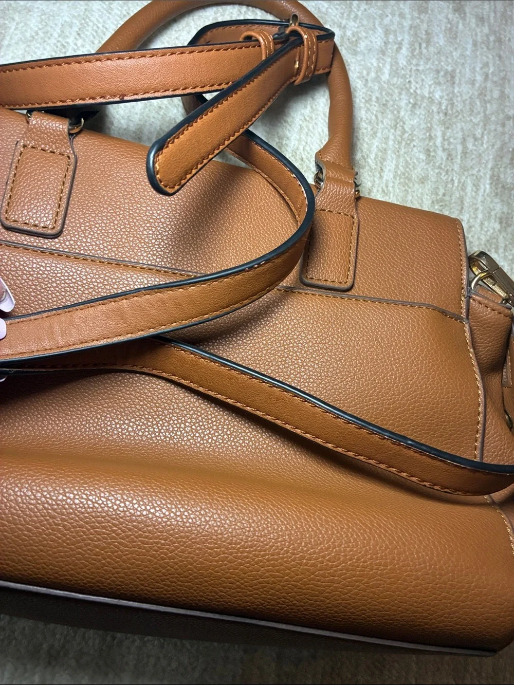 Anne Klein pebbled leather
