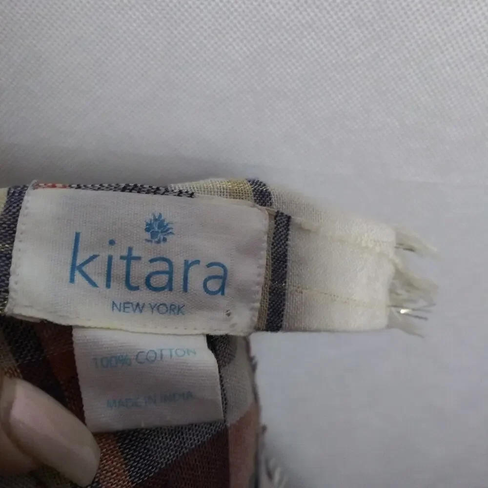 Kitara plaid shawl