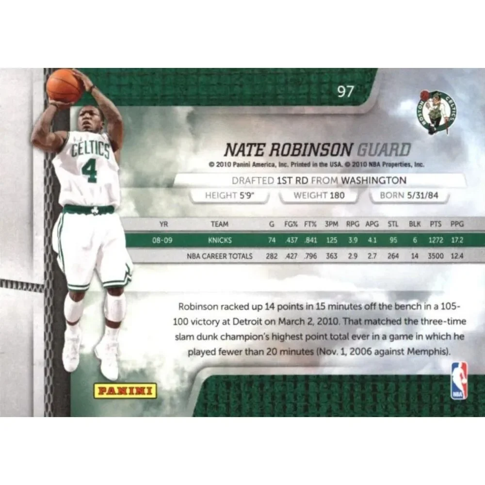 2009 Absolute Basketball Card - #97 Nate Robinson
