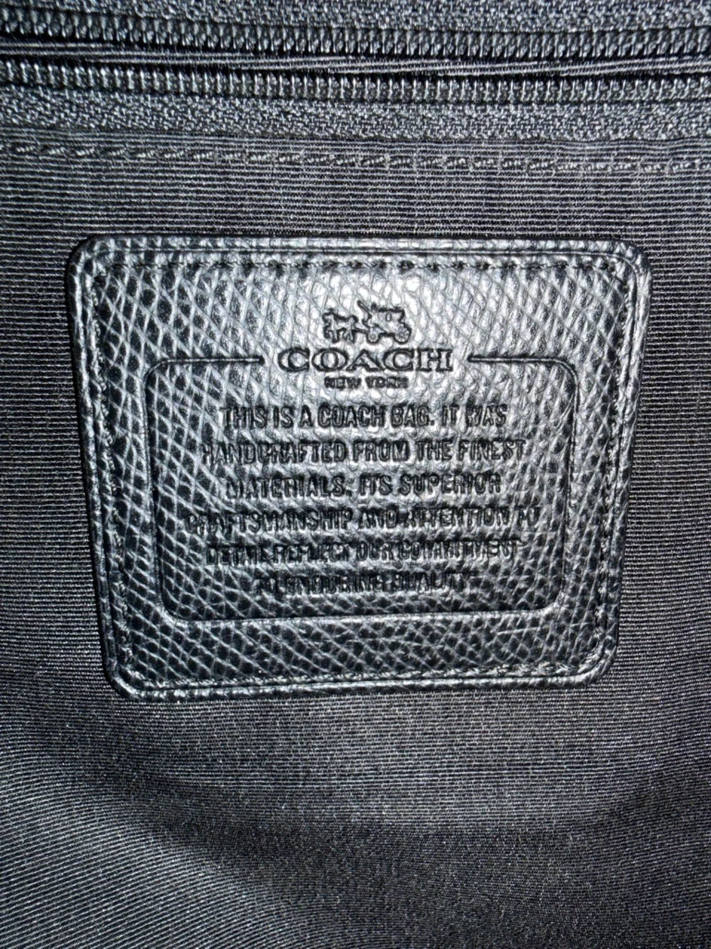 Coach Gray/Black Signature Crossbody Shoulder Bag