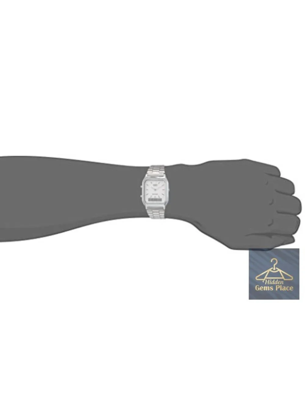 Casio Quartz Stainless Steel Chronograph Watch Alarm