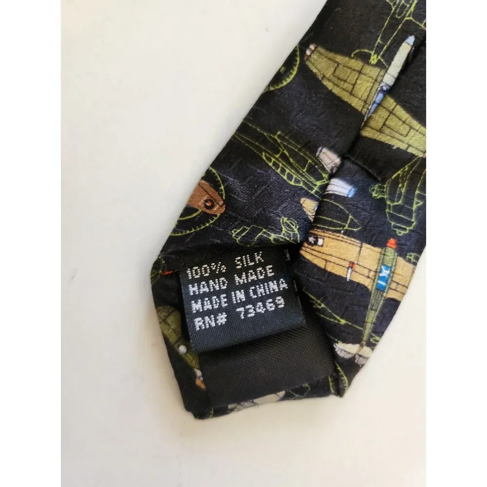 The Tie Studio Aviation Tie 100% Silk B1