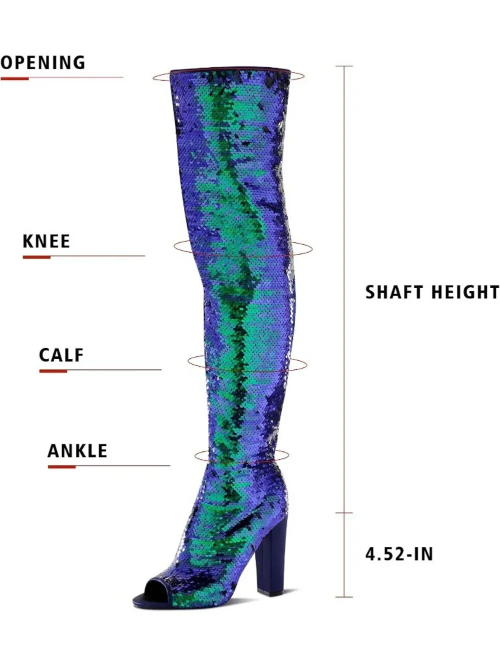 N/A over knee