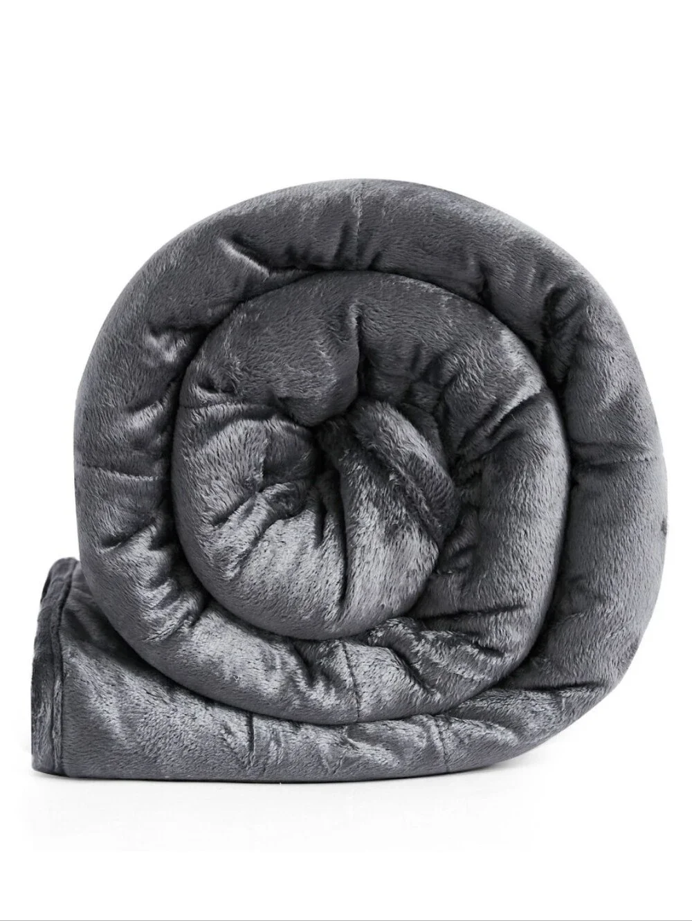 12lb Altavida Weighted Ultra Plush Mink Dark Gray Blanket For Stress Anxiety NWT