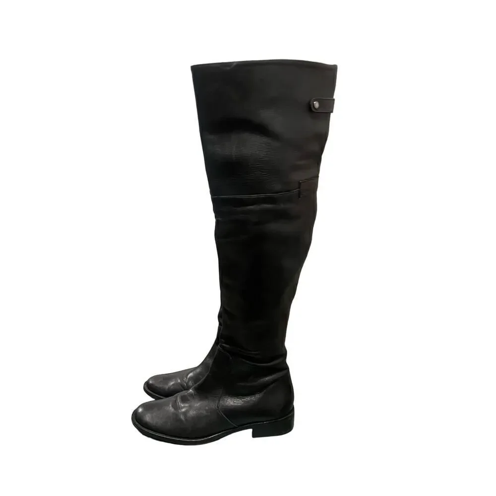 Matisse black leather