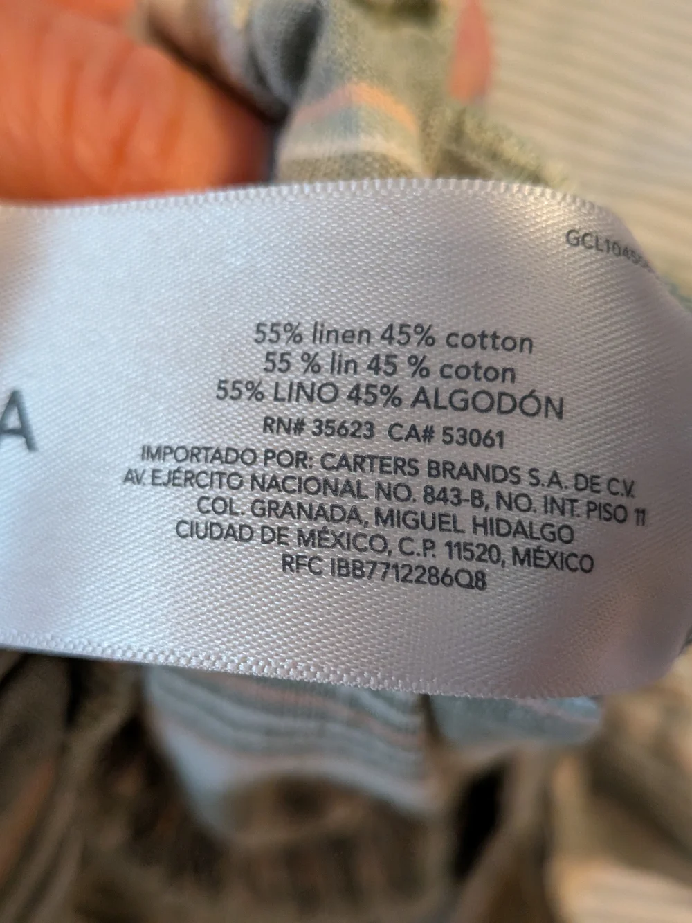 OshKosh Bgosh linen blend