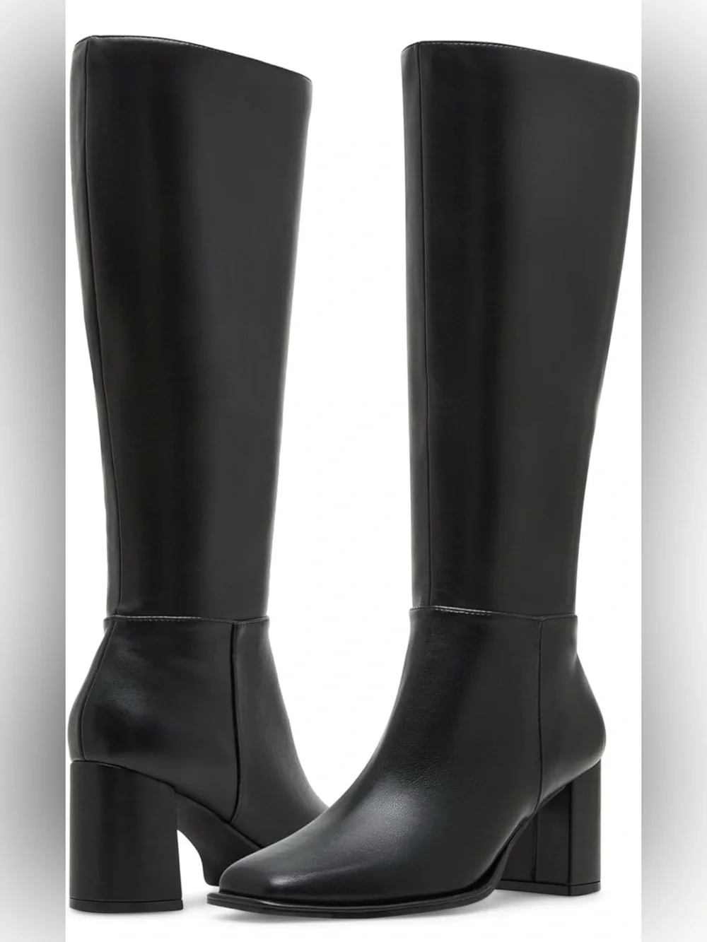 Madden Girl Women's Magnolia-WC Black Pari 9.5 Wide Calf