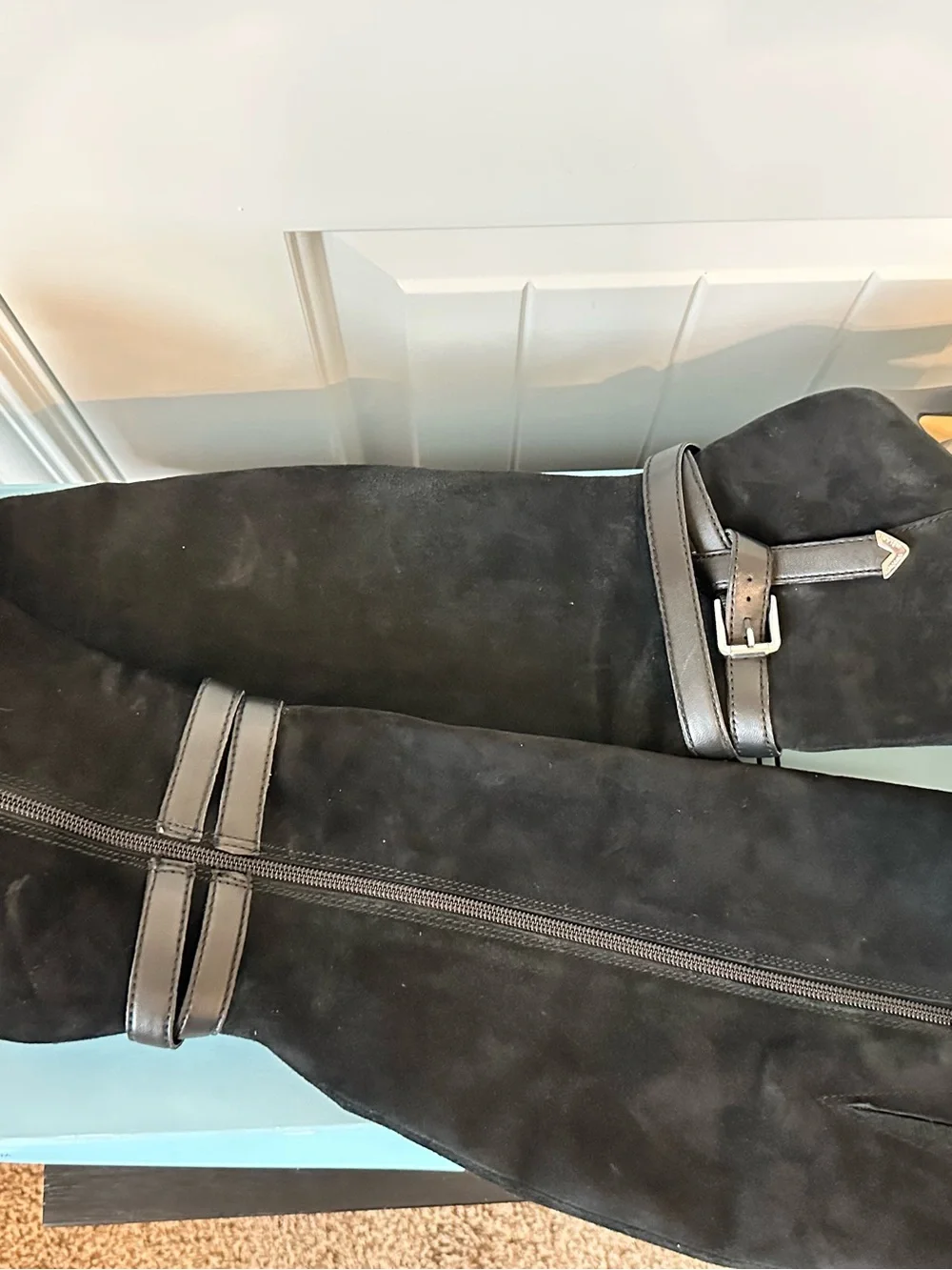 ANTONIO MELANI suede was