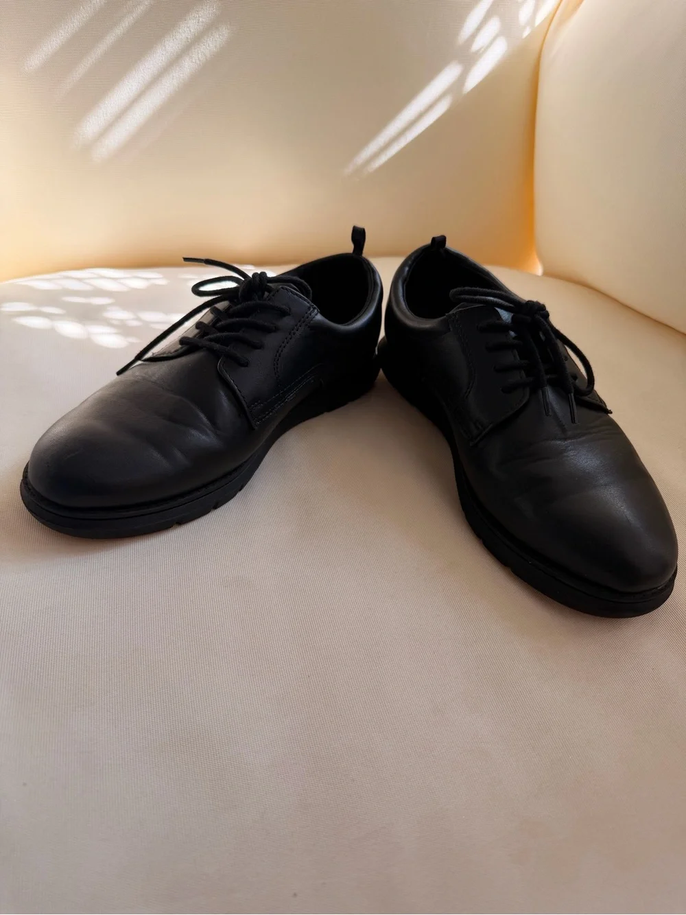 Boy’s Black Leather Dress Shoes