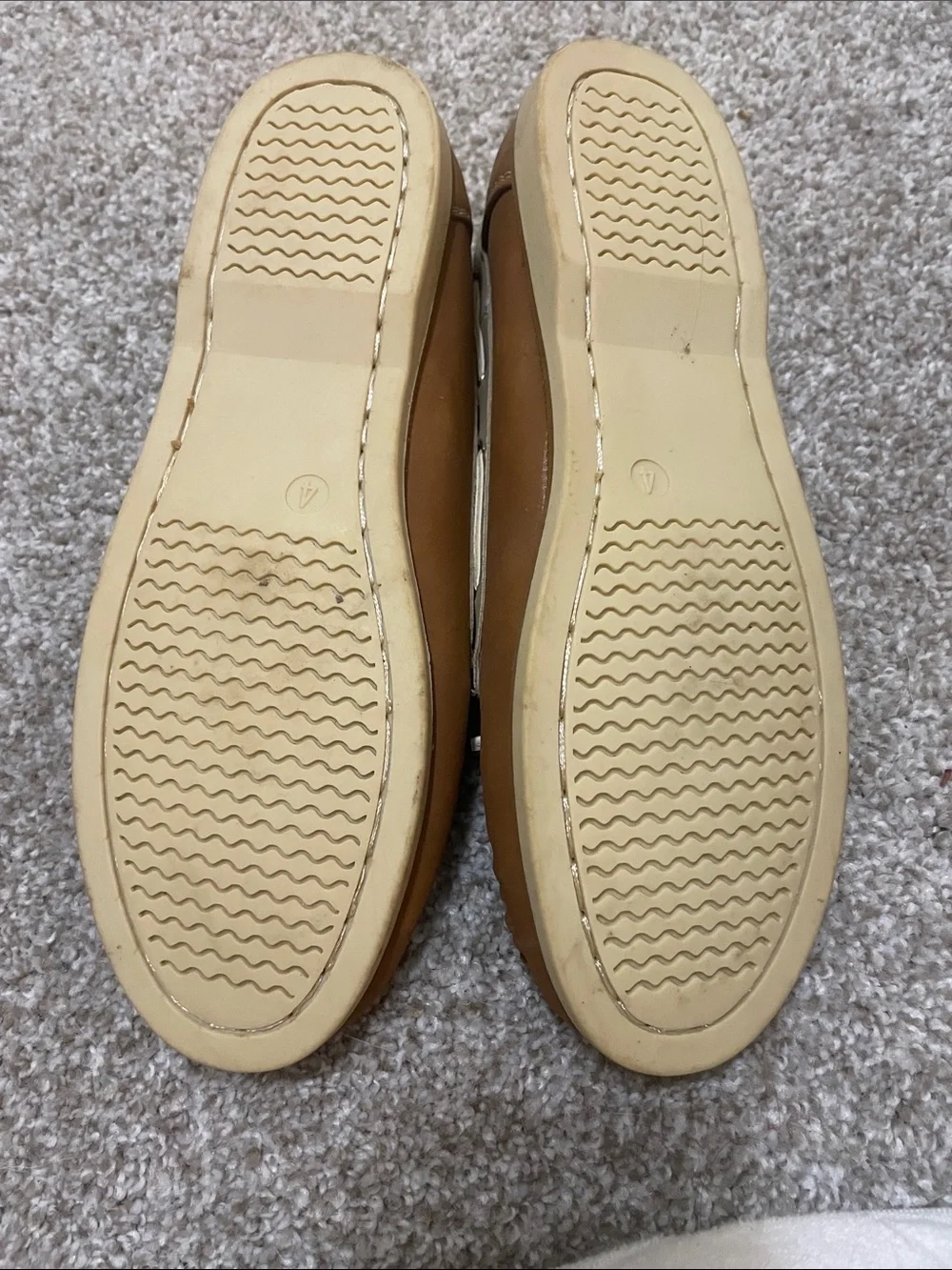Kids Two-Tone Brown & Tan Moccasin Dress Shoes