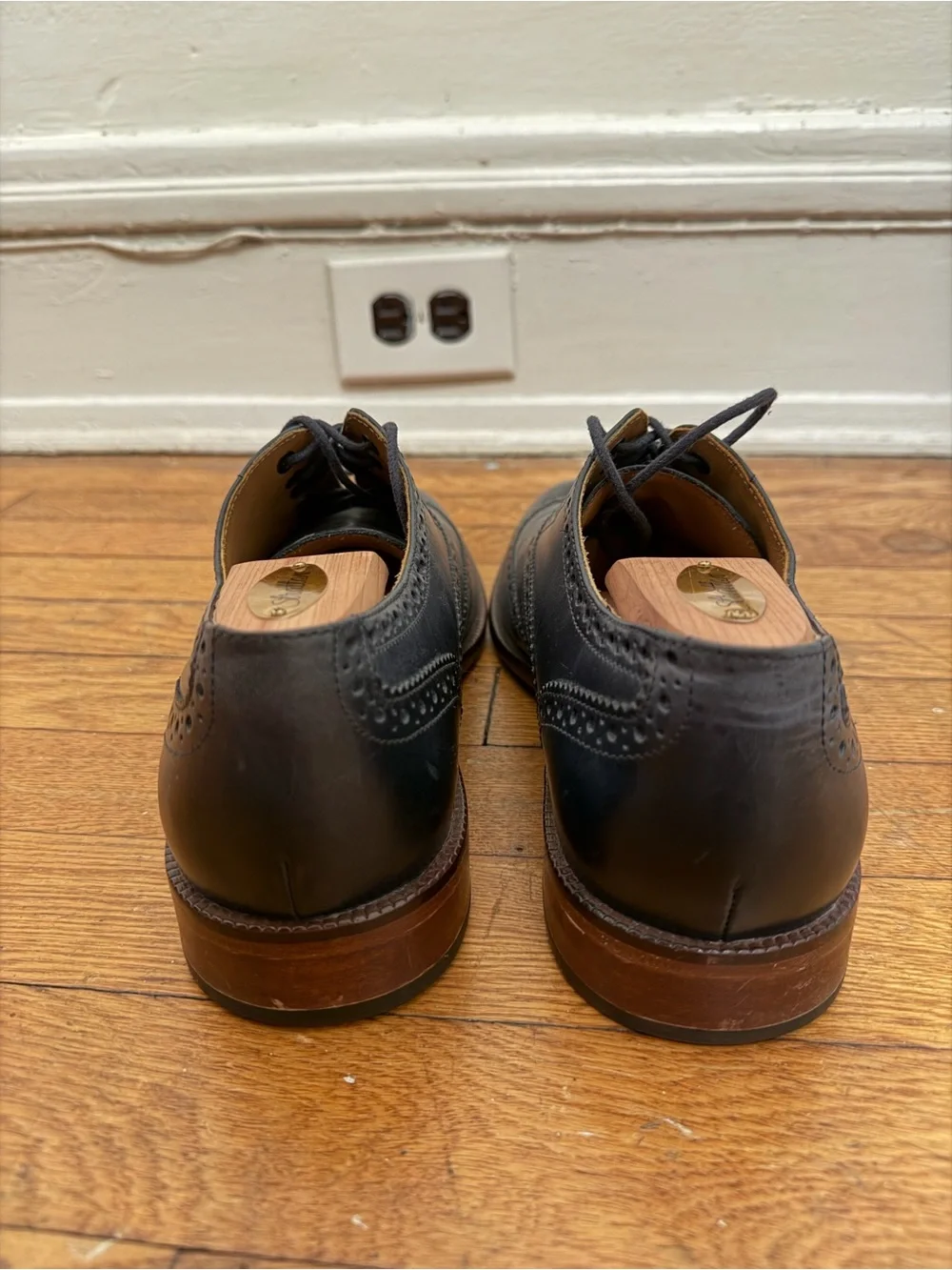 Cole Haan Wingtip Oxfords - Navy - M10