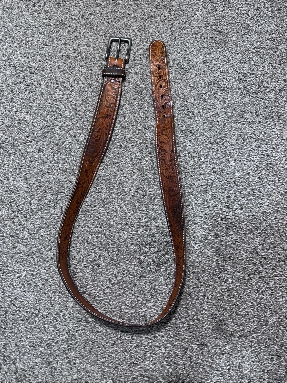 The Unbranded Brand belt floral leather