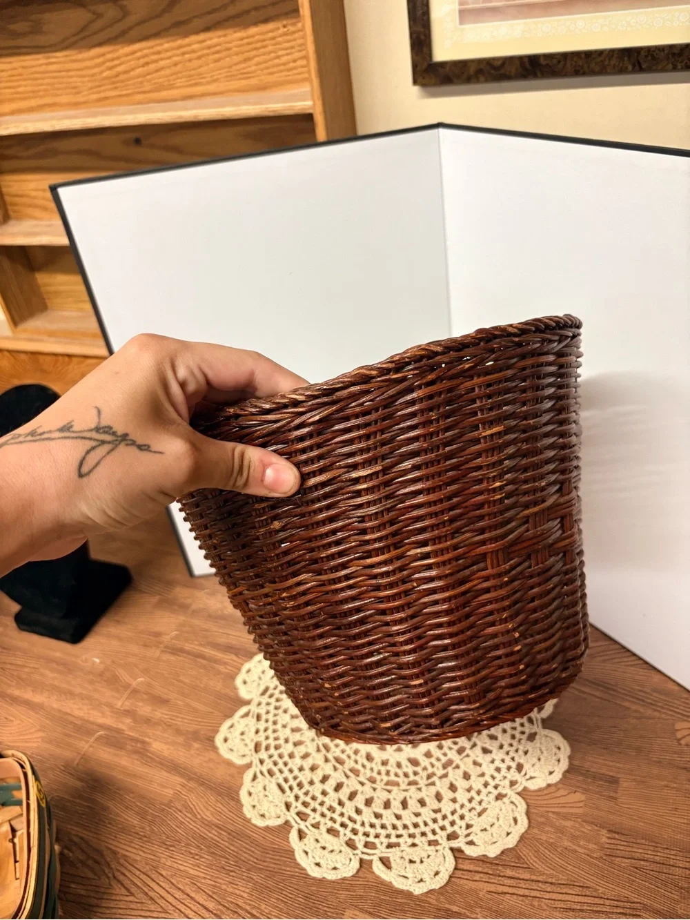 Vintage sturdy woven