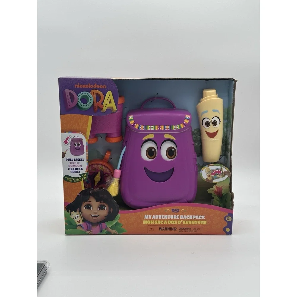 Dora the Explorer My Adventure Backpack Map Binoculars Compass New