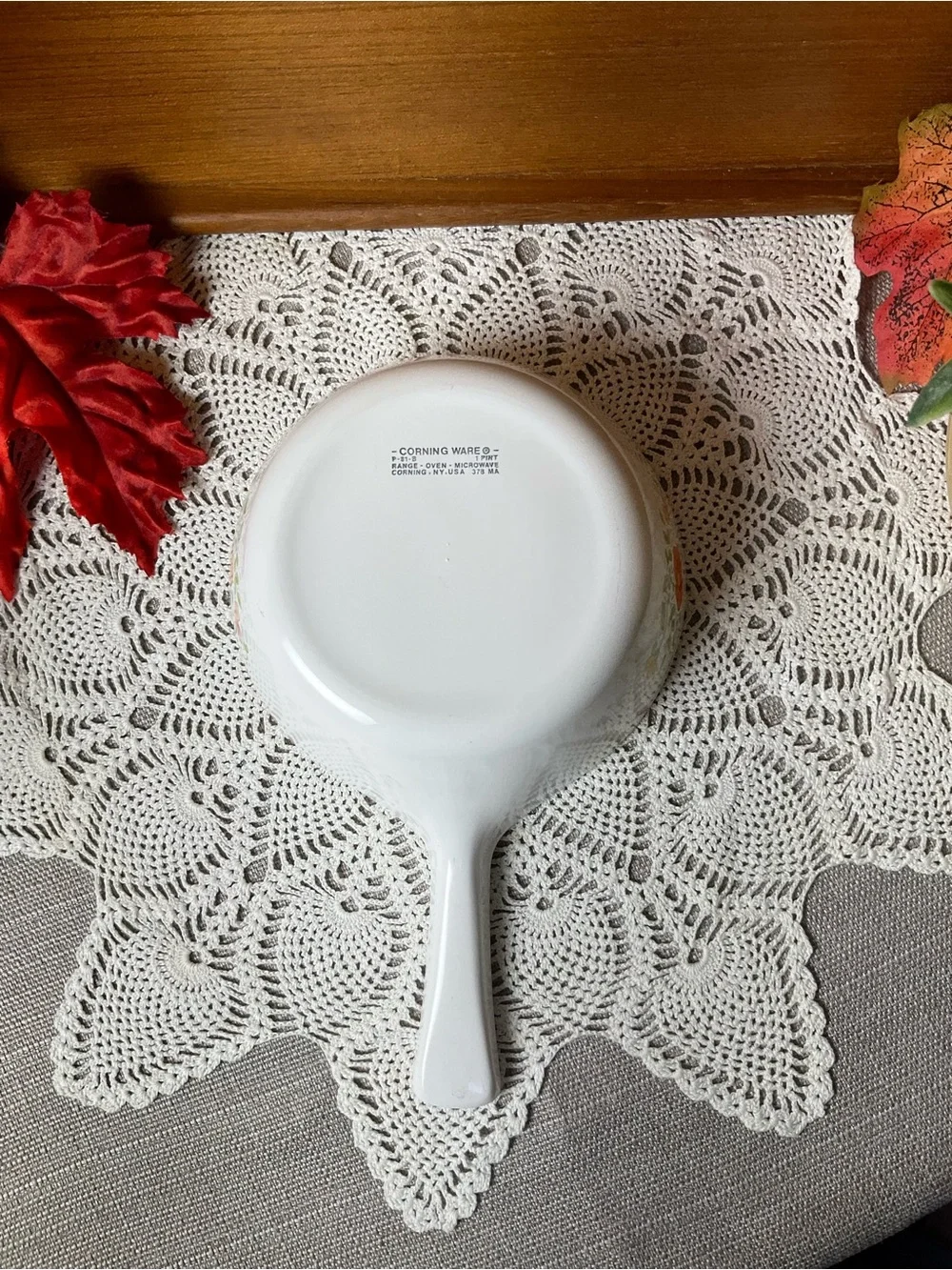 Vintage CorningWare Floral Bouquet 1 Pint Saucepan