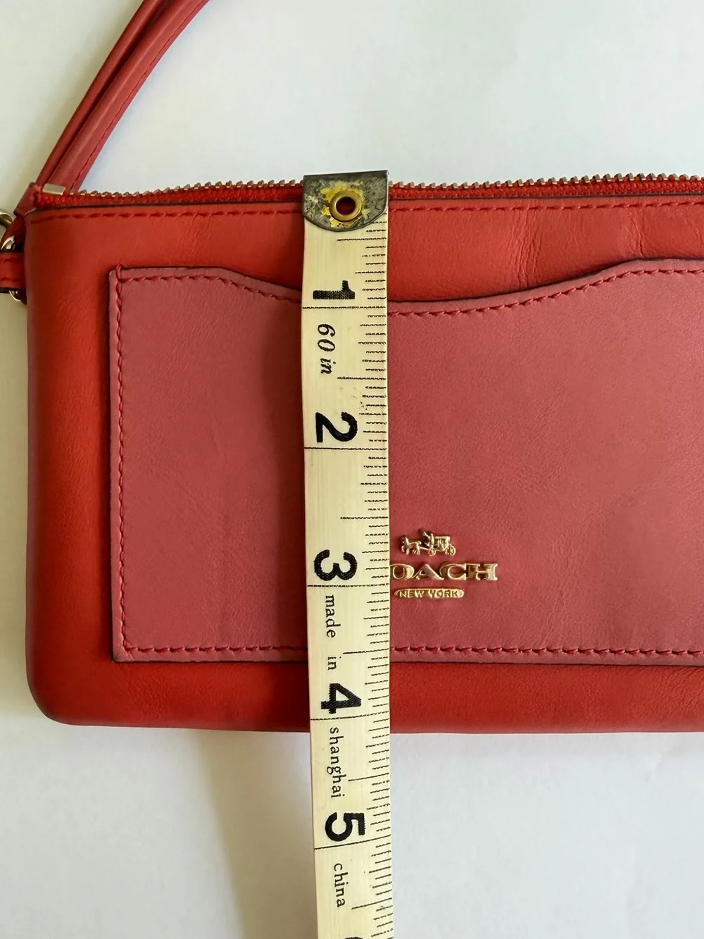 Coach compact orange
