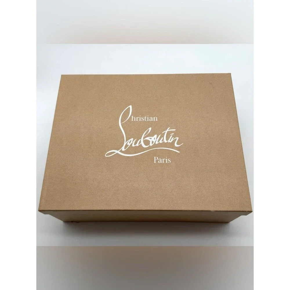 Christian Louboutin Beyonstage Botta 70mm Thightboots Mesh Leather Black EU 37.5