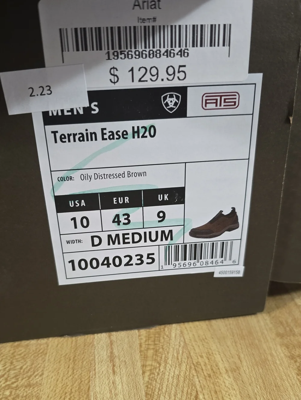 Ariat waterproof men