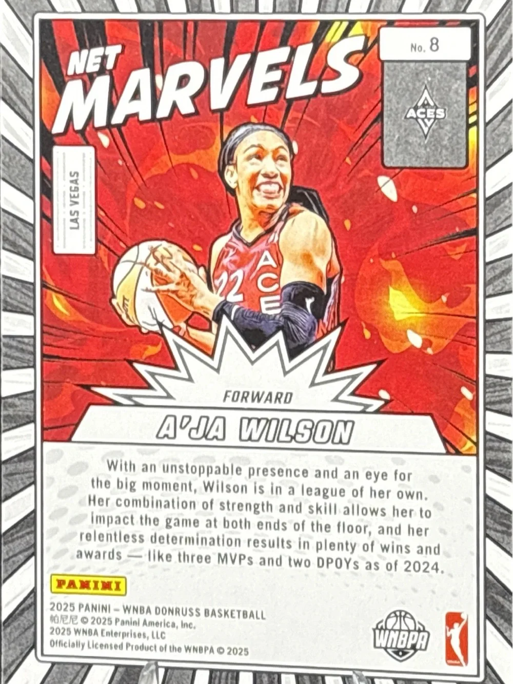 Panini includes red trading
