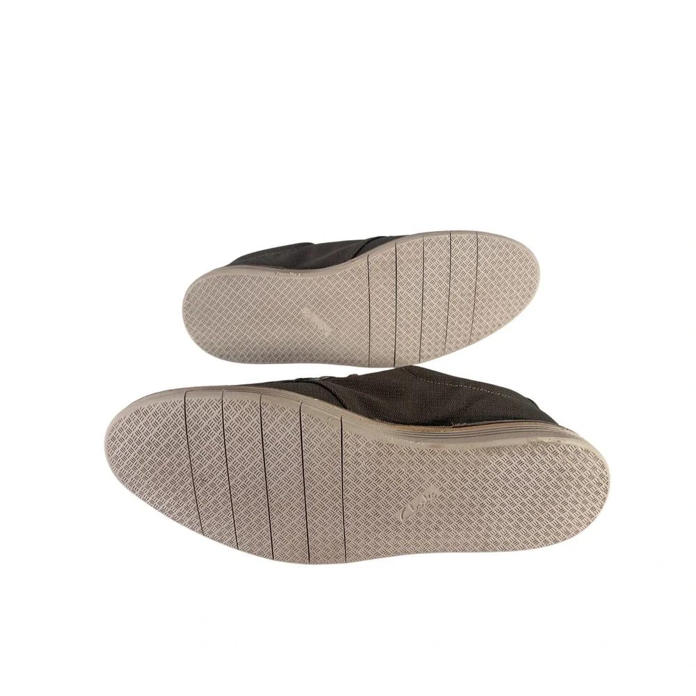 Clarks Men's Forge Run Moc-Toe Leather Cushioned Slip On Shoes Olive Size‎ 9