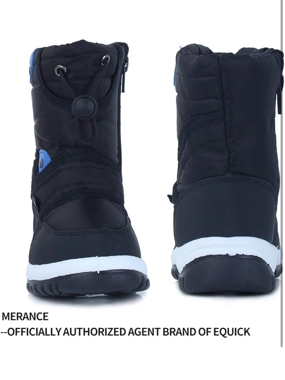EQUICK Boys Girls Toddler Snow Boots Waterproof Lightweight 23 1062/2