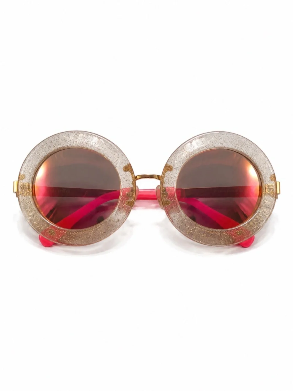 Linda Farrow x Markus Lupfer ML/6/6 Glitter Round/Oval Sunglasses