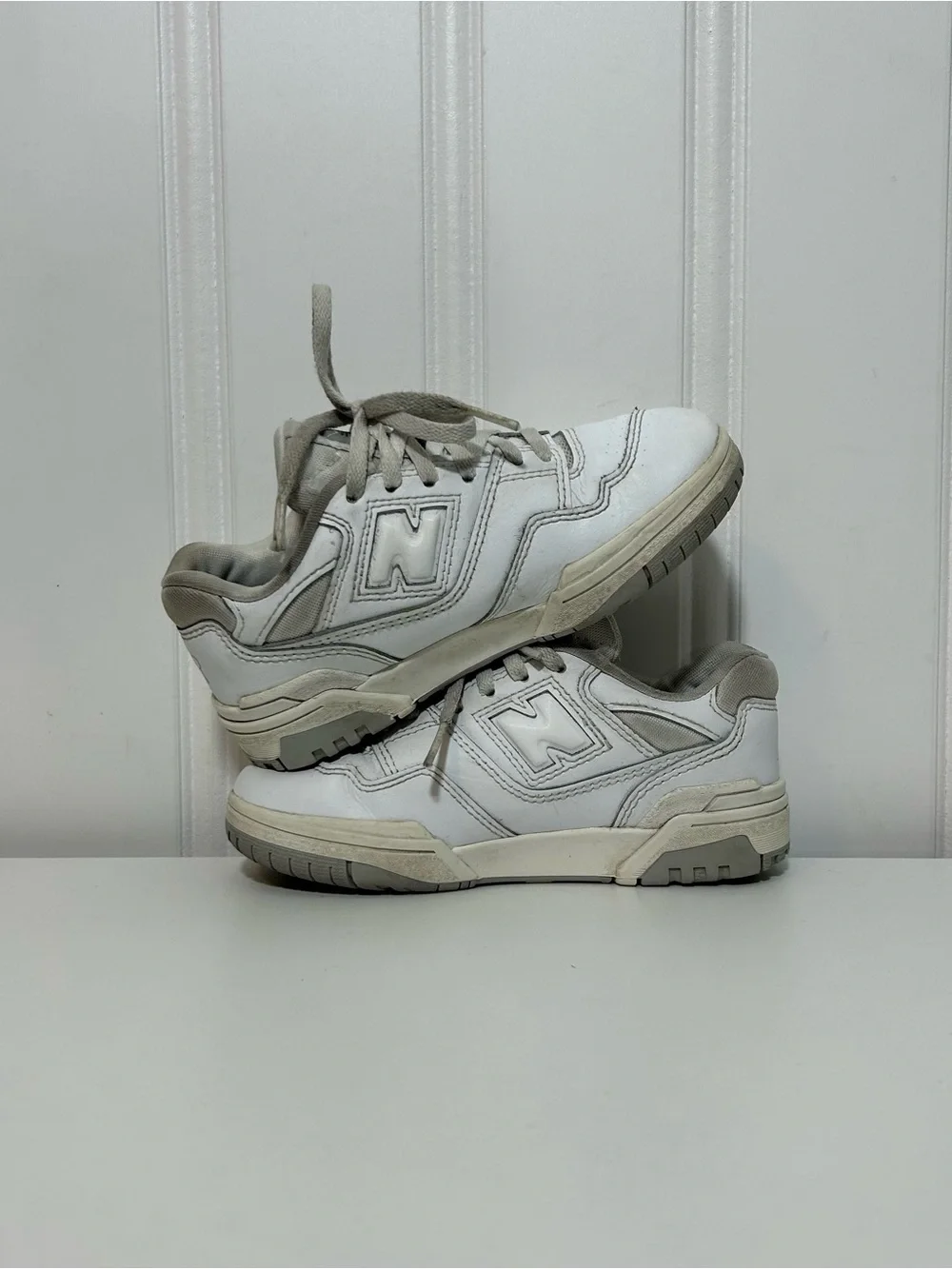 New balance 550 white grey