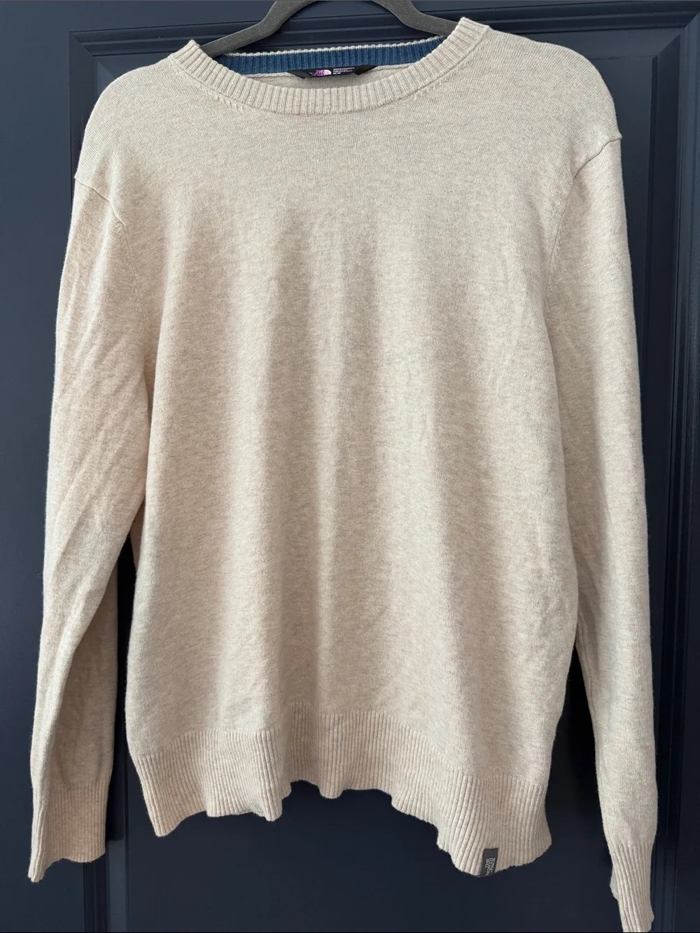 THE NORTH FACE oatmeal wool blend sweater