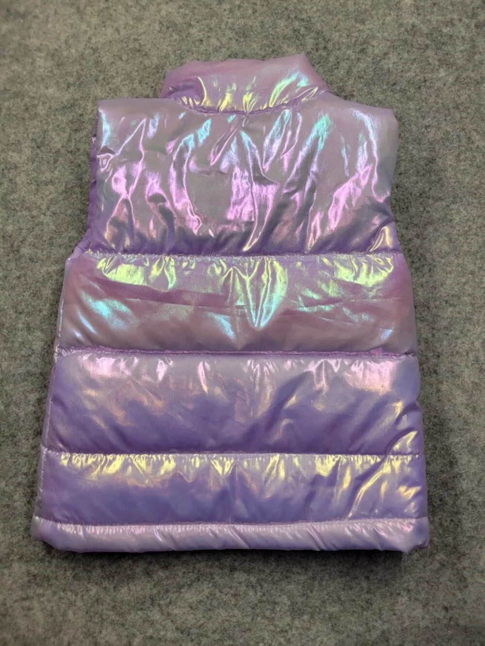 Nicole Miller girls vest size 4 rainbow purple like new condition