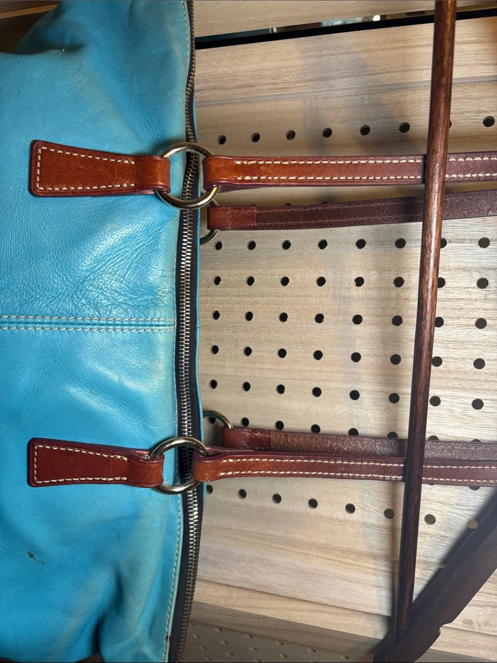 Dooney & Bourke bright turquoise