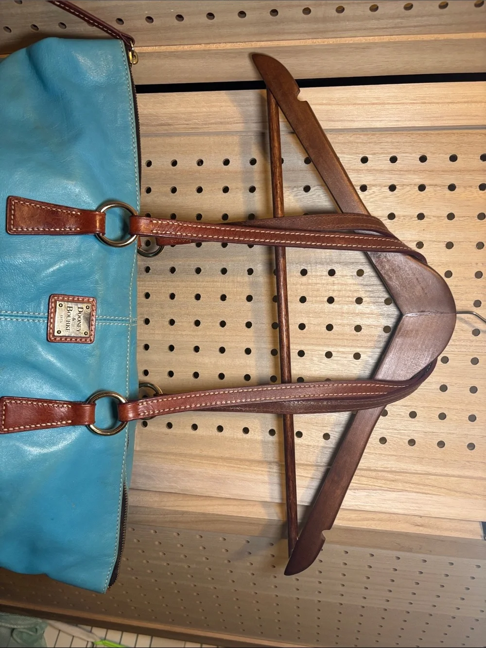 Dooney & Bourke bright turquoise