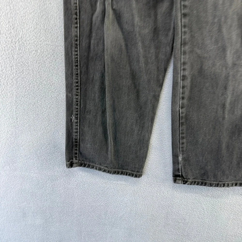Vintage Marithe Francois Girbaud Jeans Mens 30 Fits 28x29 Black Carpenter Baggy