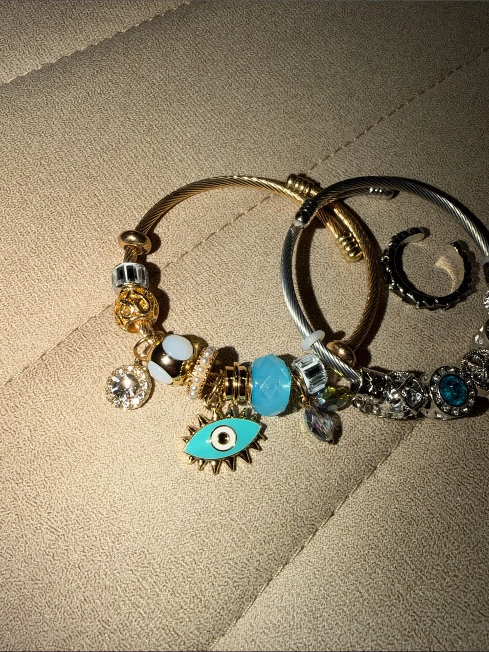 N/A enamel accents bracelet