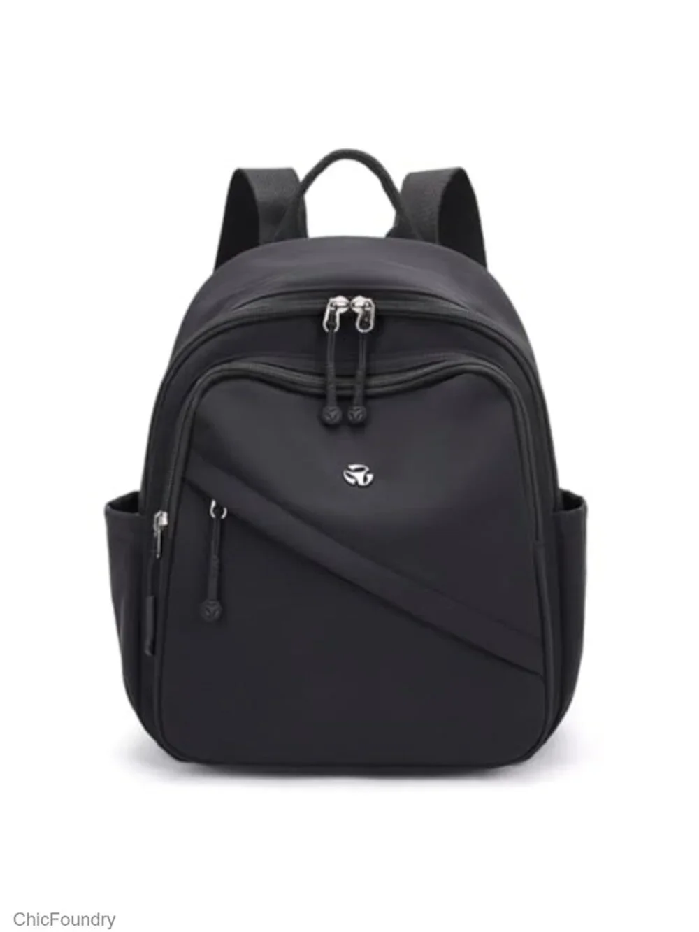Nylon Mini Backpack Purse for Women - Small Daypack with Multiple Pockets