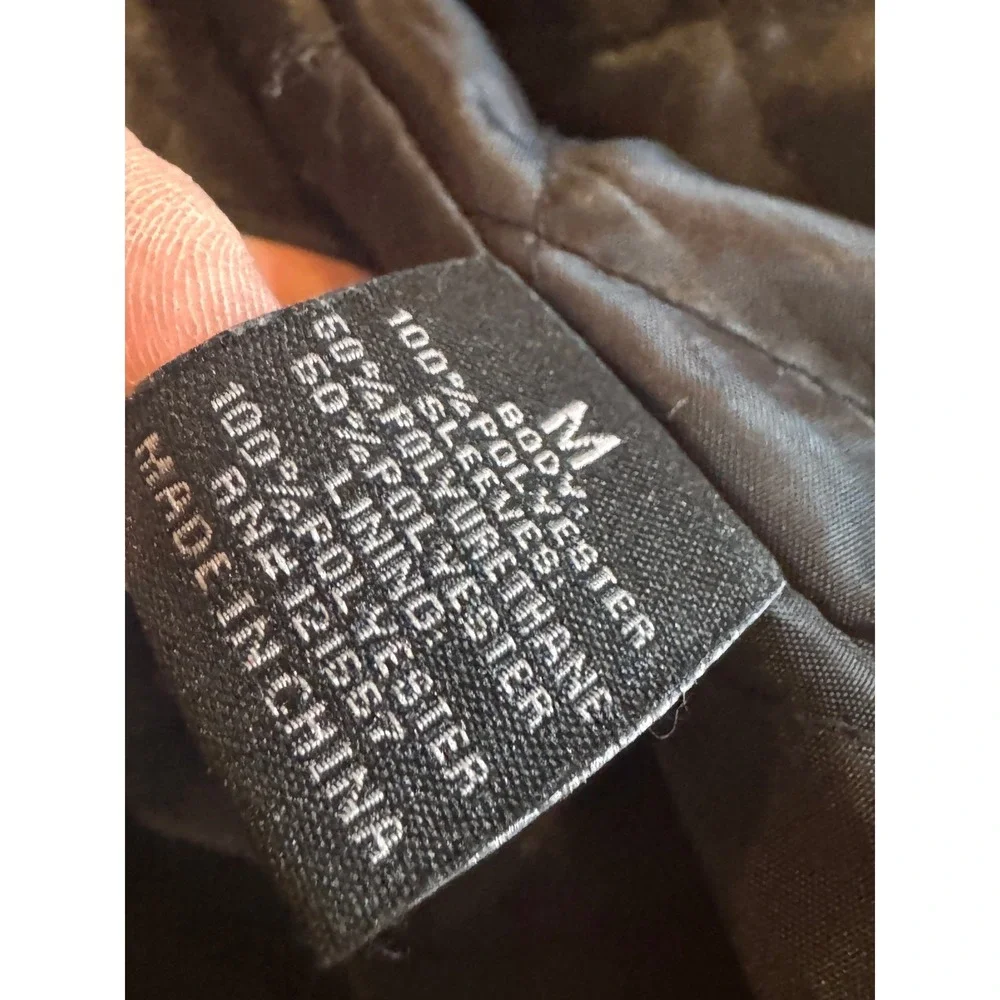 Fried Denim NYC Plaid and Faux Leather‎ Jacket. Size M