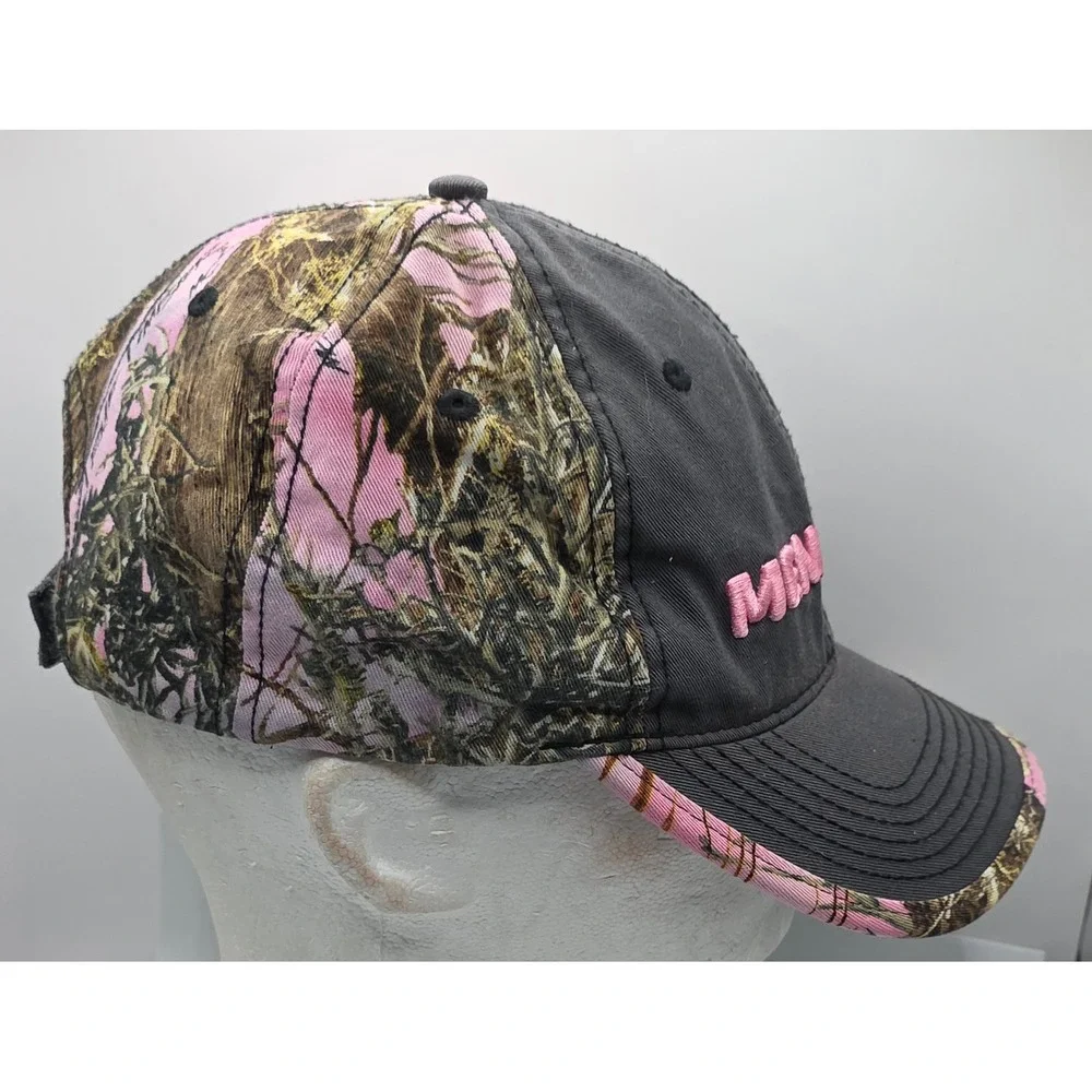 Menards‎ Pink Camo Hat Cap Women's Logo Strapback Camouflage