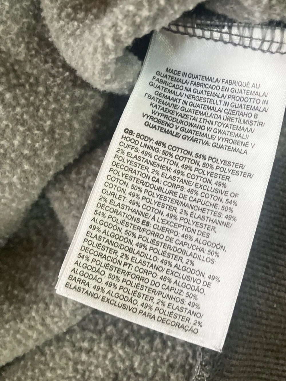 The North Face Mens Gray Pullover Hoodie Logo Graphic Sweatshirt Small