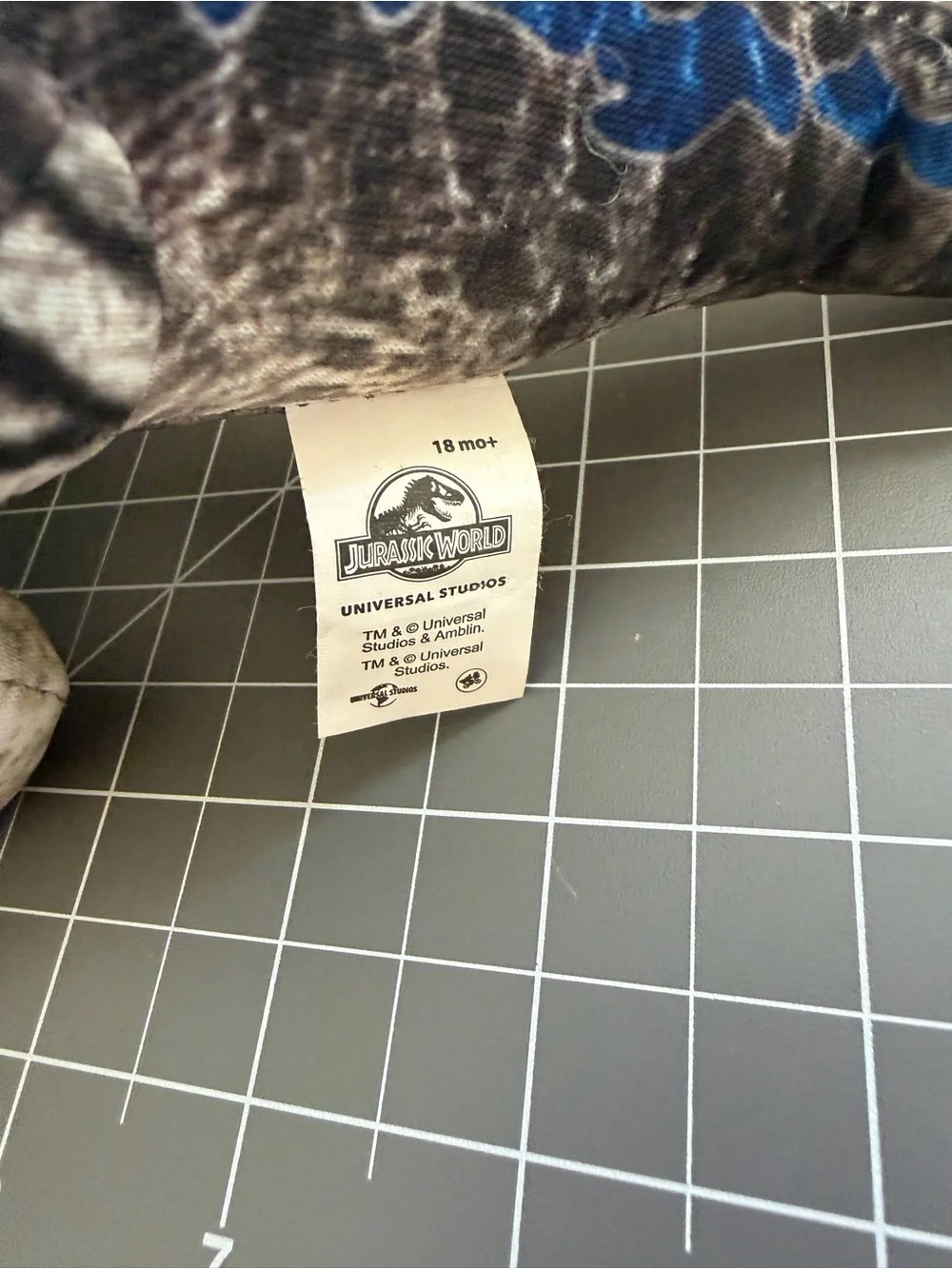 Universal Studios Jurassic World Velociraptor Plush Toy for Reptile Lover