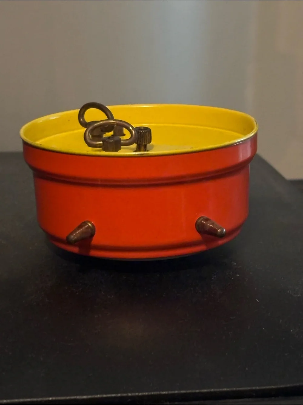 Disney Minnie Mouse Red and Yellow Twin-Bell Alarm Clock