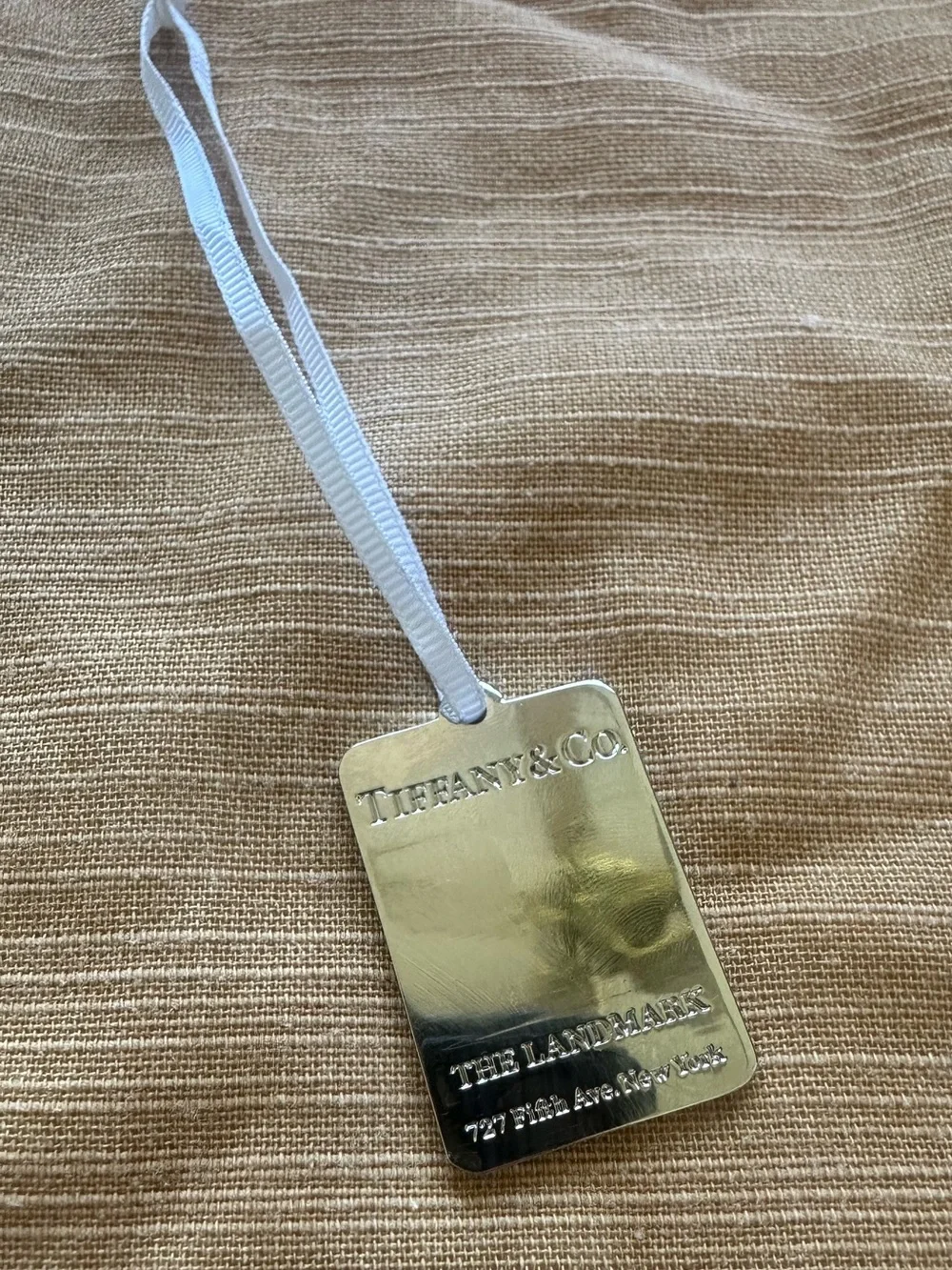 Tiffany & Co Silver Bag Charm / Pendant Limited Edition