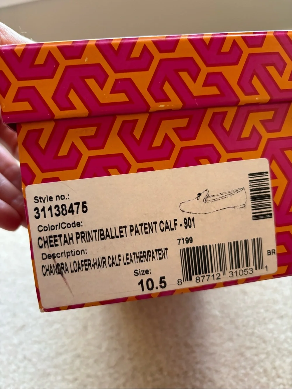 Tory Burch Cheetah Print Slip-On Loafers