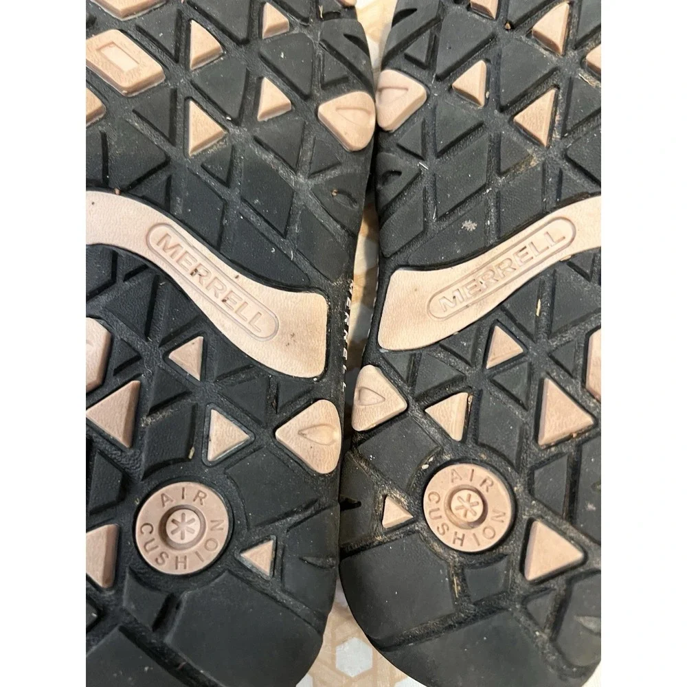 Merrell Black Lilac Keepsake Strappy A Leather Sandals Women's Size 8