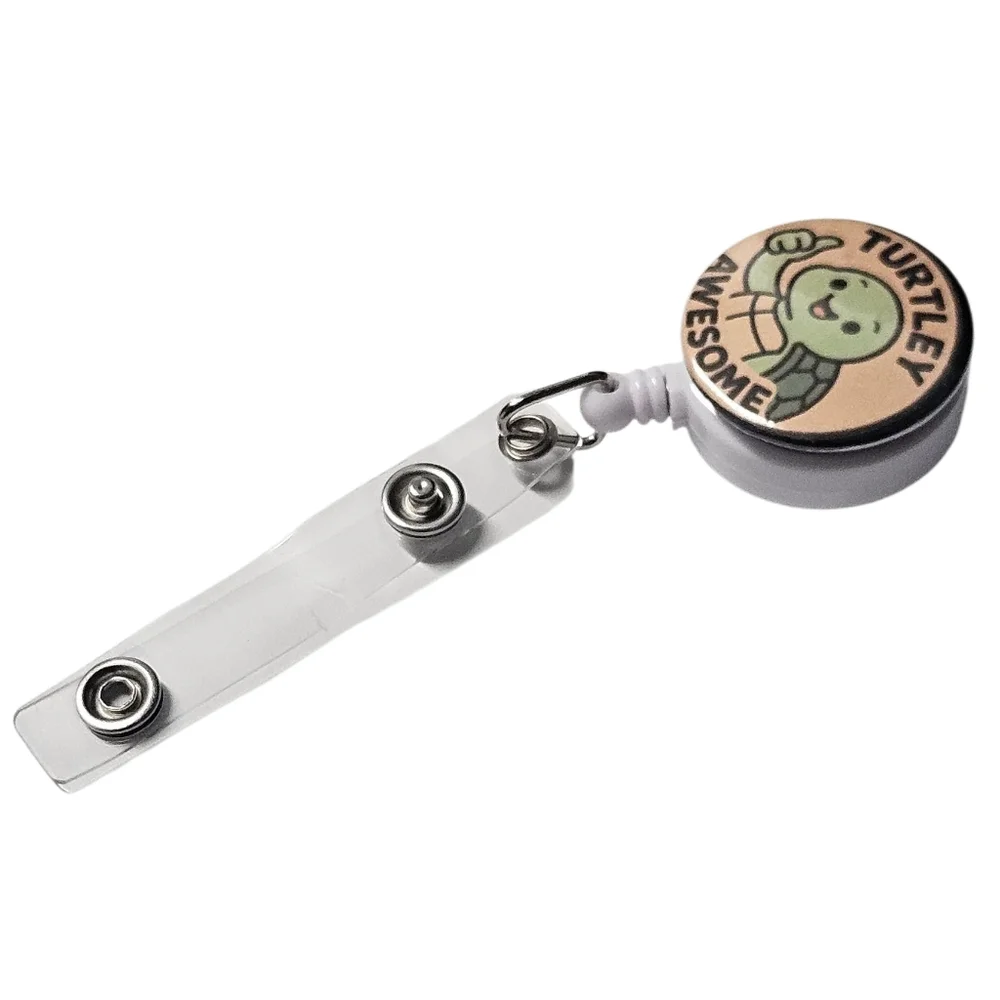 Turtley Awesome Handmade Badge Reel – Retractable ID Holder