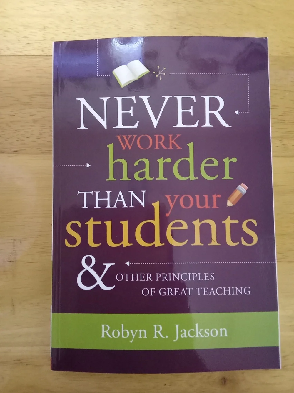 Never Work Harder Than Your Students Robyn R Jackson ASCD 2009 Paperback